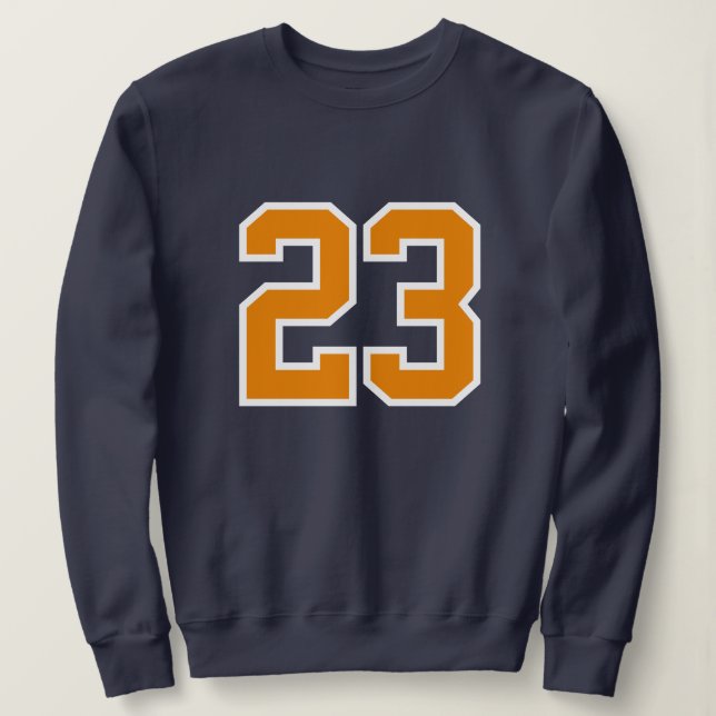 Anpassningsbar 23 Sportskjorta - nummer Skriv ut J T Shirt (Design framsida)