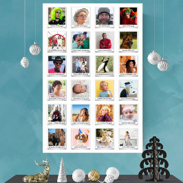 Anpassningsbar 24 Retro-direktfilm och anteckninga Poster