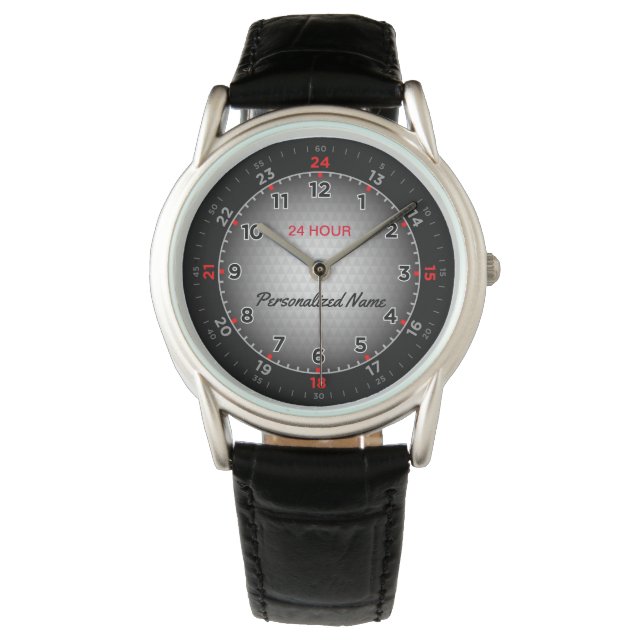 Anpassningsbar 24 timmars bevakning armbandsur (Framsida)