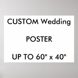 Anpassningsbar 24 x 16 tum Poster PREMIUM liggande