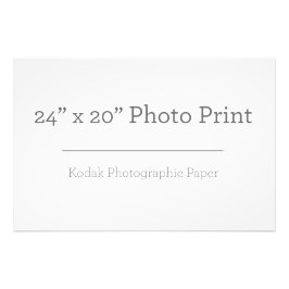 Anpassningsbar 24 x 20 fotoutskrift fototryck