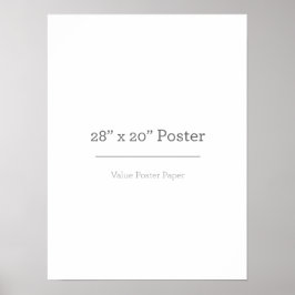 Anpassningsbar 28 x 20 Poster