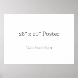 Anpassningsbar 28 x 20 Poster