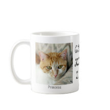 Anpassningsbar 2 Foto Crazy Kattunge Dam Cute Coff