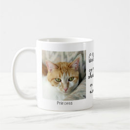 Anpassningsbar 2 Foto Crazy Kattunge Dam Cute Coff Kaffemugg
