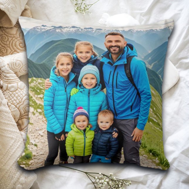Anpassningsbar 2-fotofamilj kudde (Skapare uppladdad)