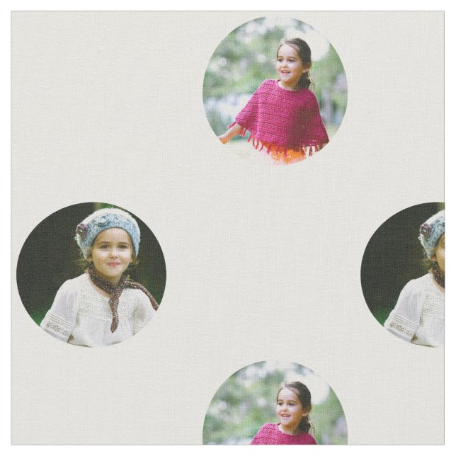 Anpassningsbar 2 fotoutskrift tyg (Närbild)