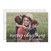 Anpassningsbar 2 Photos God jul Family Modern Chic