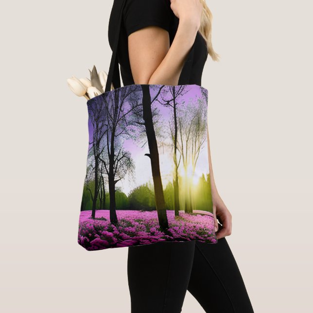 Anpassningsbar 2-sidig Personlig - typskylt Tygkasse (Närbild)