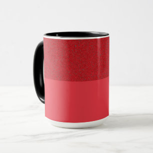 Anpassningsbar 2-ton Red Noise Ceramic Mugg