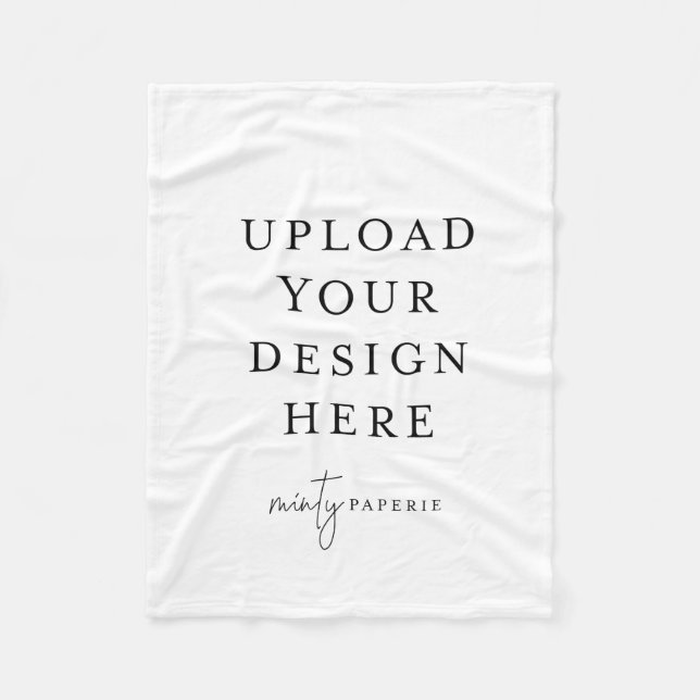 Anpassningsbar 30 x 40 tum Blankett, liten Fleecefilt (Framsidan)