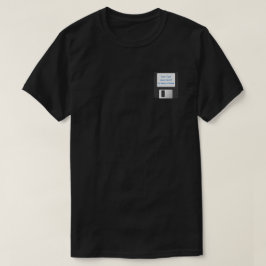 Anpassningsbar 3,5" Diskett T Shirt