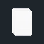 Anpassningsbar 3,5 tum x 5 tum, rund halvblank hög inbjudningar<br><div class="desc">Skapa fantastiska inbjudningar till anpassningsbar för alla tillfälle med våra mångsidiga 3, 5-tums x 5-tums halvblank-kort. De här högkvalitativa inbjudningarna har en vit, halvblank avsluta som ger ett dynamiskt färg och vassa detaljer, perfekt för visning av foton och utformningar. Varje kort är pappert från en topptjocklek på 12, 5 pt/110...</div>