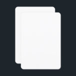 Anpassningsbar 3,5 tum x 5 tum, rund halvblank hög inbjudningar<br><div class="desc">Skapa fantastiska inbjudningar till anpassningsbar för alla tillfälle med våra mångsidiga 3, 5-tums x 5-tums halvblank-kort. De här högkvalitativa inbjudningarna har en vit, halvblank avsluta som ger ett dynamiskt färg och vassa detaljer, perfekt för visning av foton och utformningar. Varje kort är pappert från en topptjocklek på 12, 5 pt/110...</div>