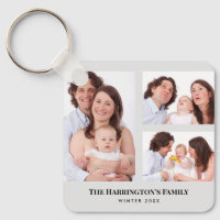 Anpassningsbar 3-sektioner Family Photos Collage G