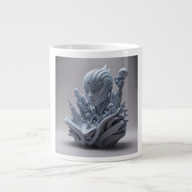 Anpassningsbar 3D Art Mugg: Ge din fantasi till nå Jumbo Mugg (Framsidan)
