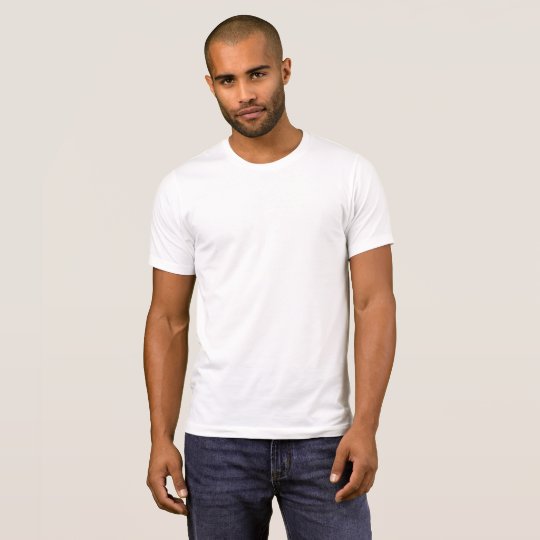 Alternative Apparel Basic Crew Neck T-Shirt, Herr, Vit