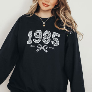 Anpassningsbar 40:e födelsedagen 1985 Snöre Coquet T Shirt