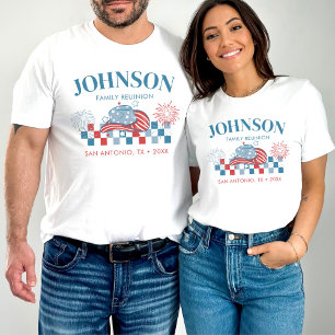 Anpassningsbar 4:e juli - matchning av familjen Co T Shirt