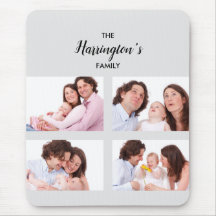Anpassningsbar 4-familjefoton Samla rektangel Ram
