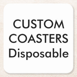 Anpassningsbar 4" kvadrerar disponibelt underlägg papper kvadrat