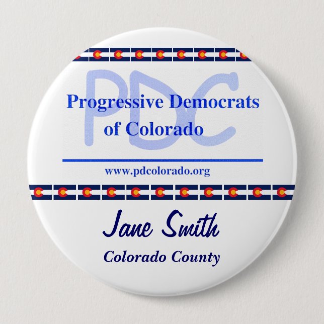 Anpassningsbar 4" PDC knäppas Knapp (Framsida)