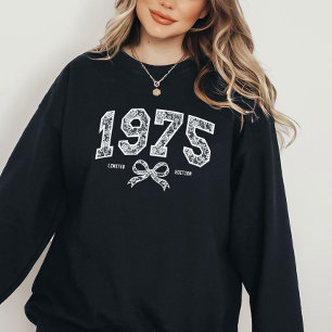 Anpassningsbar 50:e födelsedagen 1975 Snöre Coquet T Shirt