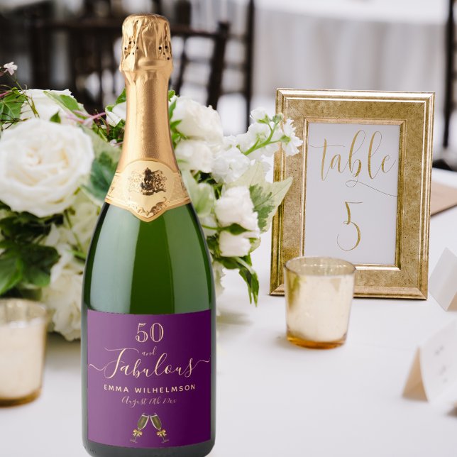 Anpassningsbar 50 fantastiska glam från lila guld  (Skapare uppladdad)