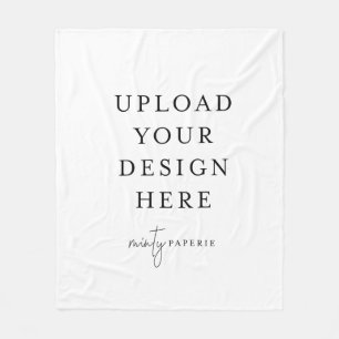 Anpassningsbar 50 x 60 tum Blankett, medel Fleecefilt