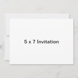 Anpassningsbar 5 x 7 Inbjudan (Vågrät)