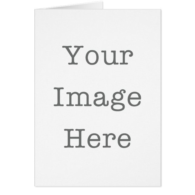 Anpassningsbar 5x7-hälsningskort hälsningskort (Framsidan)