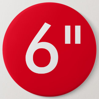 Anpassningsbar 6-tums tom mall för färgomgång knapp