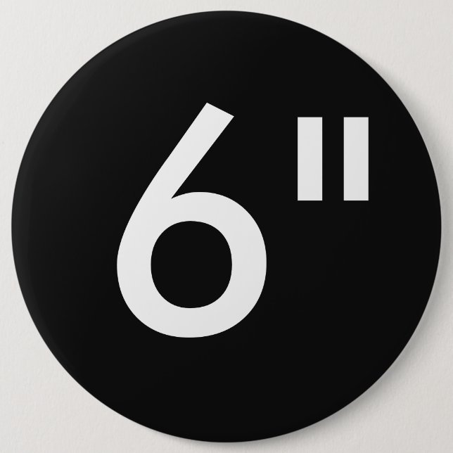 Anpassningsbar 6-tums tom mall för färgomgång knapp (Framsida)