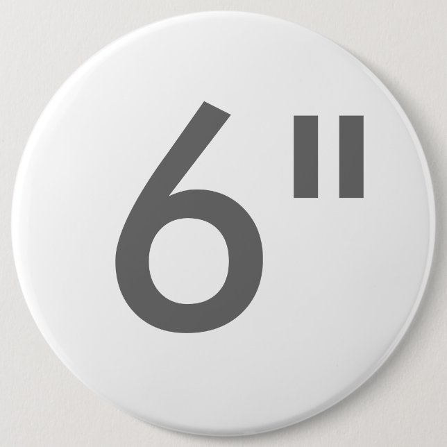 Anpassningsbar 6-tums tom mall för färgomgång knapp (Framsida)