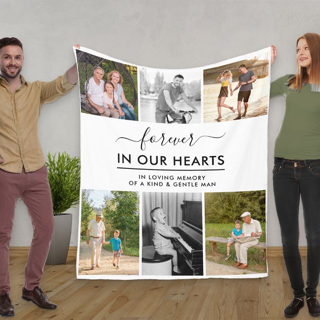 Anpassningsbar 6 - Vit foto i överhoppningsminne Fleecefilt (Skapare uppladdad)