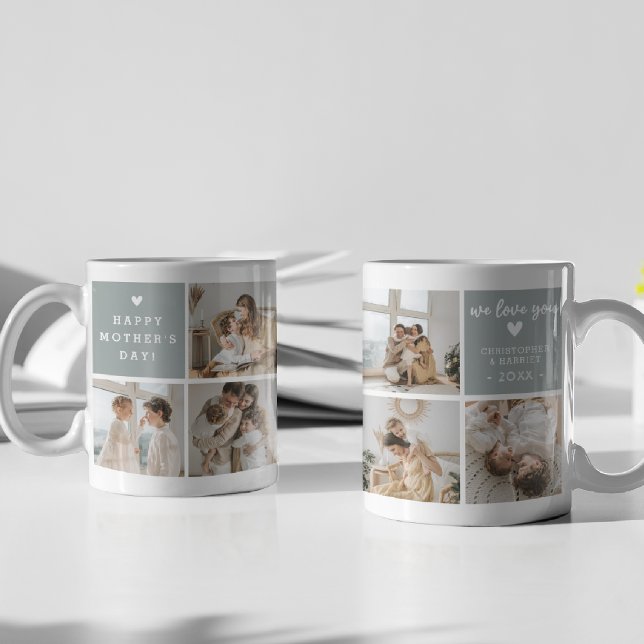 anpassningsbar 7 för "Bästa Mamma någonsin"-fotoko Kaffemugg (Skapare uppladdad)