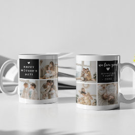 anpassningsbar 7 för "Bästa Mamma någonsin"-fotoko Kaffemugg