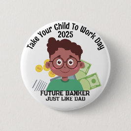 Anpassningsbar A Boy Banker får ditt barn att arbe Knapp