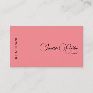 Anpassningsbar Add Company Logotyp Elegant Script Visitkort