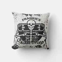 Anpassningsbar ADD NAMN Döskalle skateboard Skate  Kudde