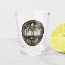 Anpassningsbar ADD NAMN-familjens Camp Resa Campin