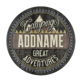 Anpassningsbar ADD NAMN-familjens Camp Resa Campin