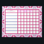 Anpassningsbar ADHD-program för kvinnliga produkti Anteckningsblock<br><div class="desc">Anpassningsbar Jolly jul ADHD ADD Girl's Weekly Checklist Reminder Productivity Planner A4 Anteckningsblock for vuxnas and children. Ett anteckningsblock med munkorgen för personer med ADHD. På den heliga jul-färgen av rosa av bär och vinterblått. Ändra namn och titeltexten till din egen lista över kommande uppgifter. Sju tomma utrymmen för att...</div>