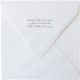 Anpassningsbar Adress Modern självbrännande Frimär Självfärgande Stämpel