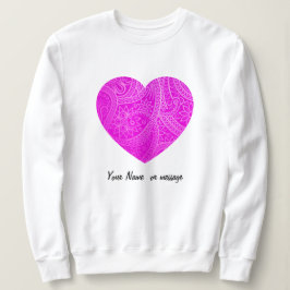 Anpassningsbar Aestetisk vibrant Magenta Heart Mön T Shirt