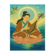 Anpassningsbar Aesthetic Modern Japan Lucky Goddes