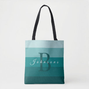 Anpassningsbar Aesthetic Teal Palette Rand Färg Bl Tygkasse