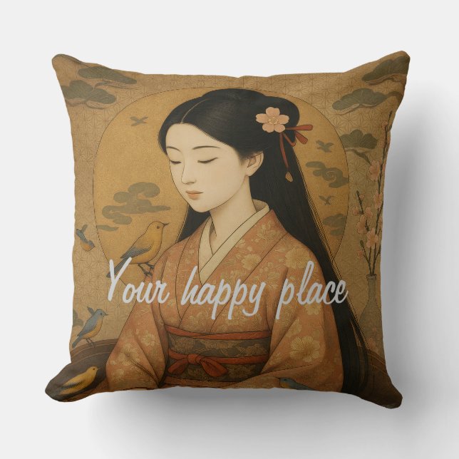 Anpassningsbar Aesthetic Zen Meditation Mindful Mi Kudde (Framsida)