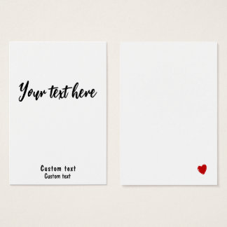 Anpassningsbar Affärskort 3,5 x 2,5 Visitkort