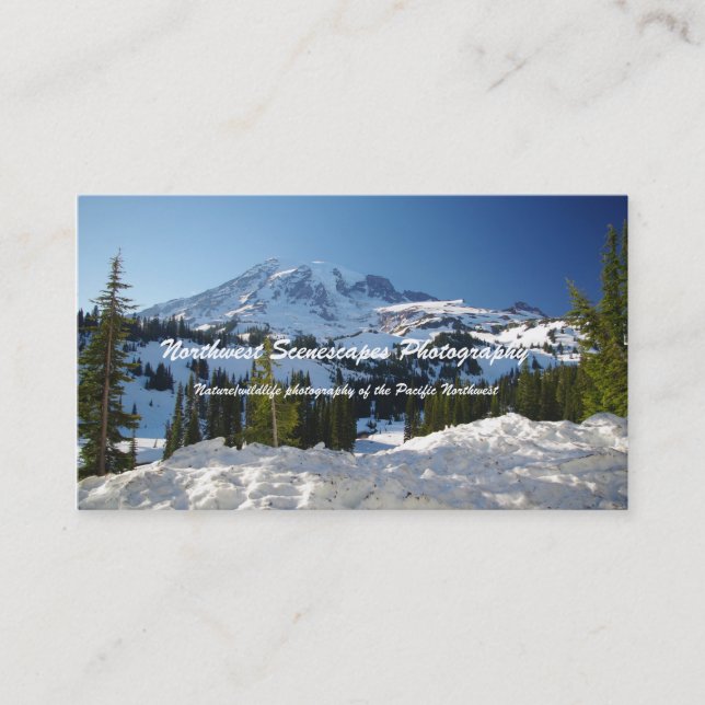 Anpassningsbar affärskort med foto visitkort (Framsida)